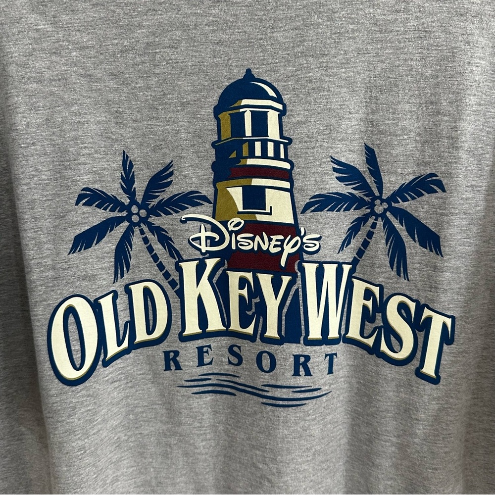 NWT Disney’s Old Key West Resort DVC T-Shirt Grey XXL Disney Parks - Picture 3 of 8